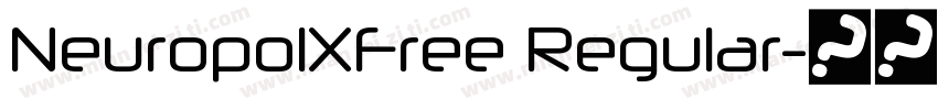 NeuropolXFree Regular字体转换